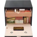 Czarny, luksusowy humidor na cygara Adorini Habana