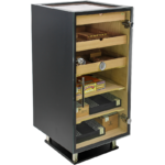 Kup czarny humidor Adorini Prato z szafką do przechowywania cygar online