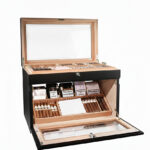 Adorini Portico Deluxe Czarny — humidor (400 cygar)